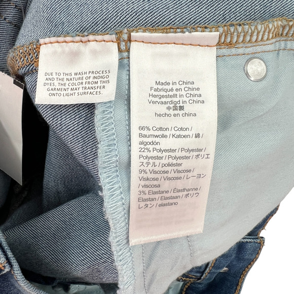 J. Crew 8” Toothpick Jeans in Horse Shoe Wash AQ837 - Picture 10 of 13